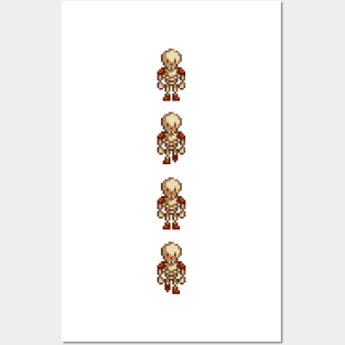 Walking Skeleton Stardew Valley Monster Posters and Art